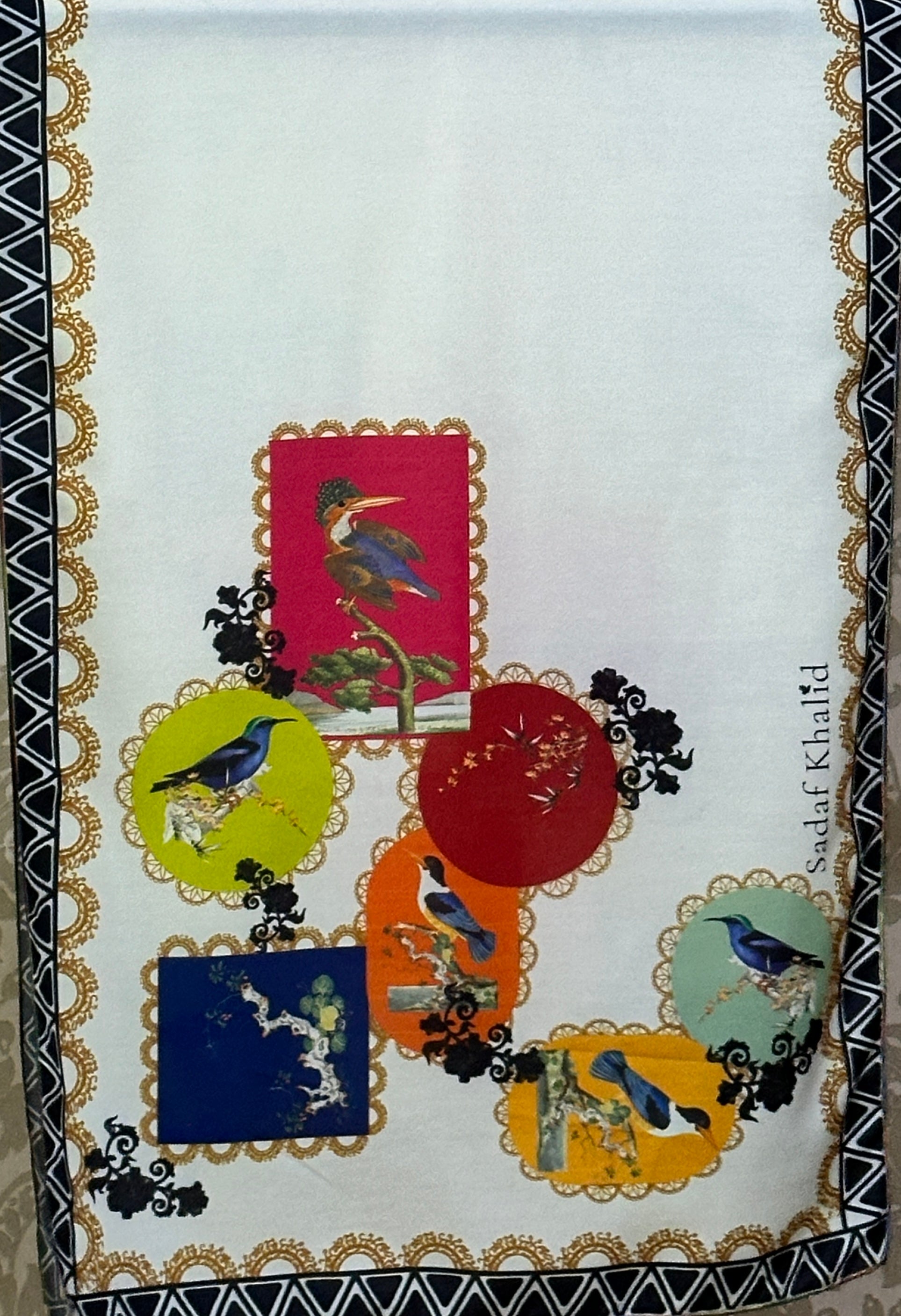 Ivory - Artistic Heritage Scarf