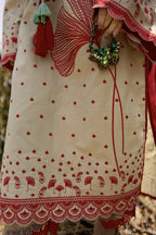 Crimson Bloom (Unstiched)