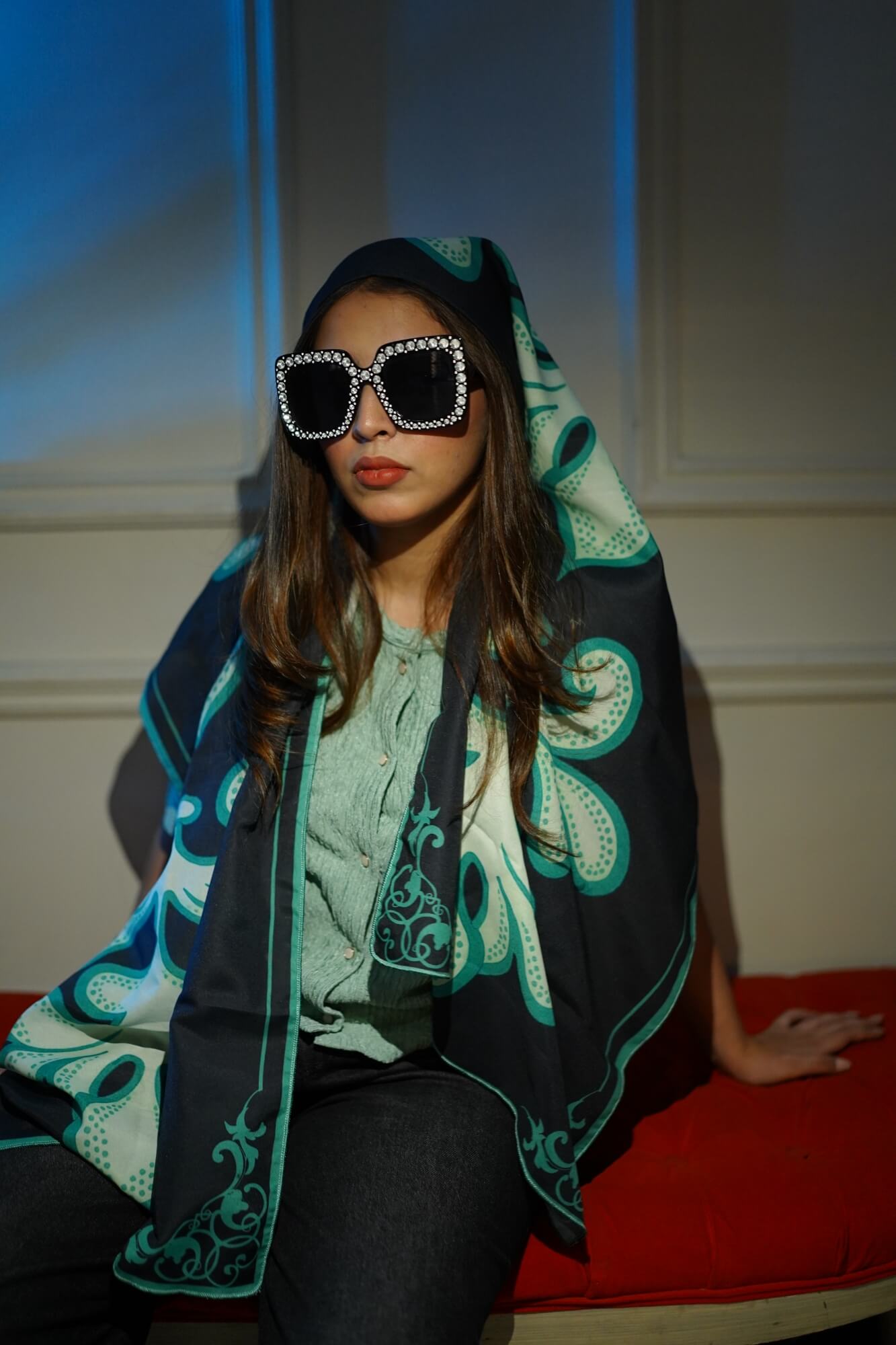 Eden Mist - Ethereal Paisley Scarf