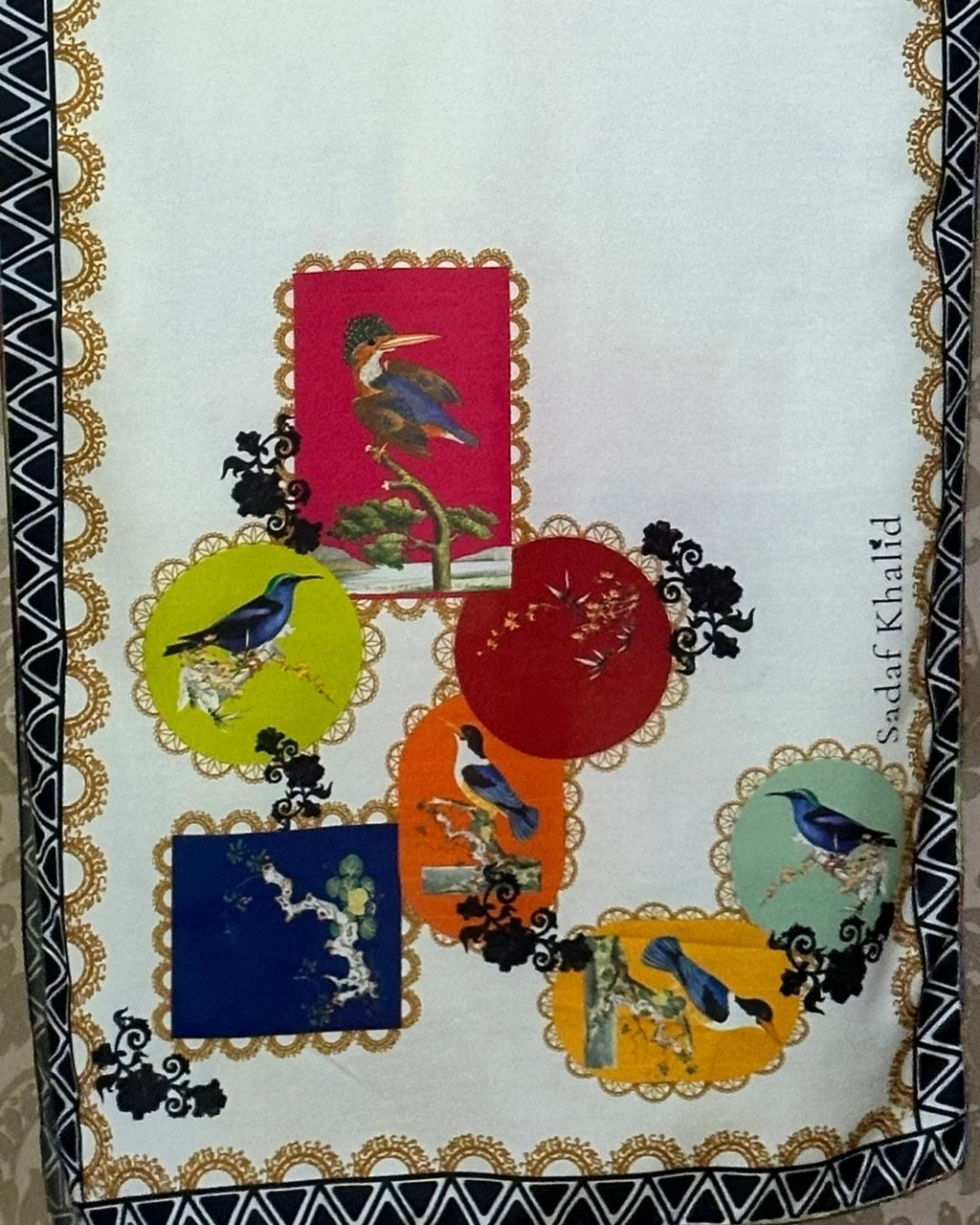 Ivory - Artistic Heritage Scarf