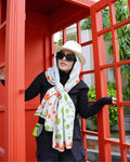 Marigold Haze - Playful Polka Dot Scarf