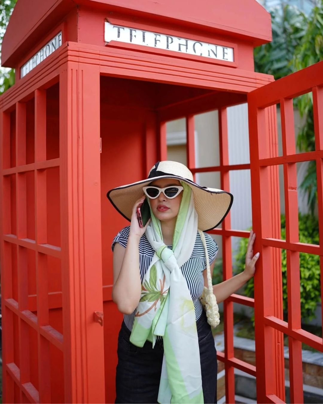 Pista Sand - Botanical Breeze Scarf